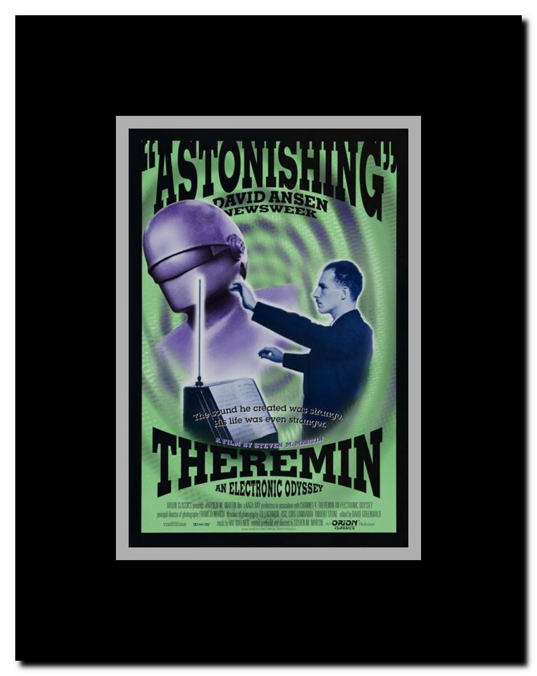 Theremin: An Electronic Odyssey Framed Movie Poster