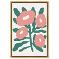 thumbnail image 1 of Theres Blush Flowers Canvas Boho Colorful Wall Art by Art Remedy, Gold Frame, 16" x 24", 1 of 7