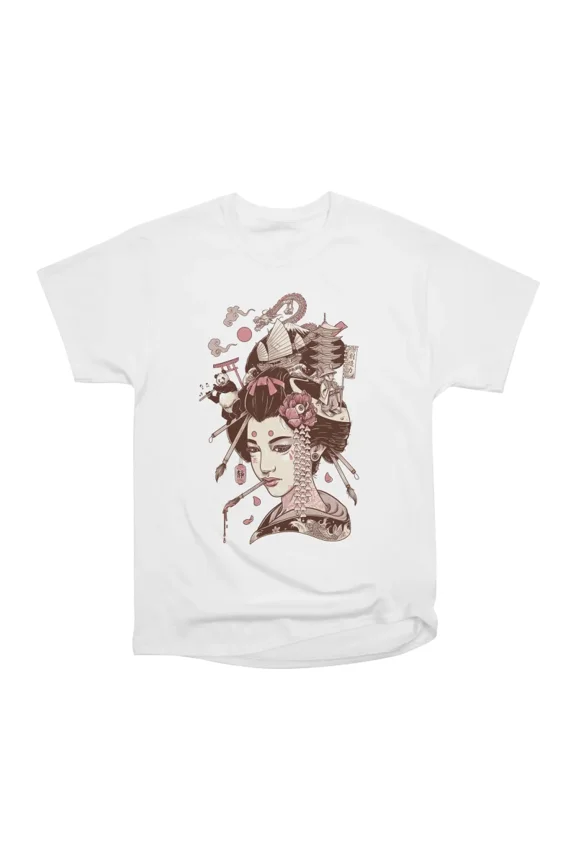 Theres a dragon on Mount Fuji T-Shirt Tee Gift For Him Merch For Her Apparel For Friend