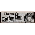 thumbnail image 1 of Theresa's Coffee Bar Sign Kitchen Decor 6x18 206180007073, 1 of 1