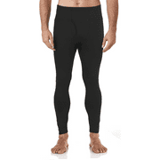 Therma Pro Thermal Bottom  for Men  Thermal Compression Bottoms for Men Base Layer Cold Weather , Black, Large