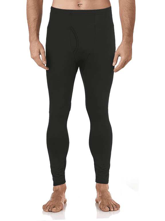 Thermal Bottom for Men Thermal Compression Bottoms for Men Base Layer Cold Weather , Black, Large