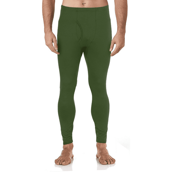 Therma Pro Thermal Bottom for Men Thermal Compression Bottoms for Men Base Layer Cold Weather , Army Green, Large