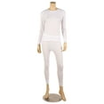 thumbnail image 1 of Therma Tek Women's Underwear 2 PC Waffle Knit Long Johns Thermal Set White S, 1 of 4