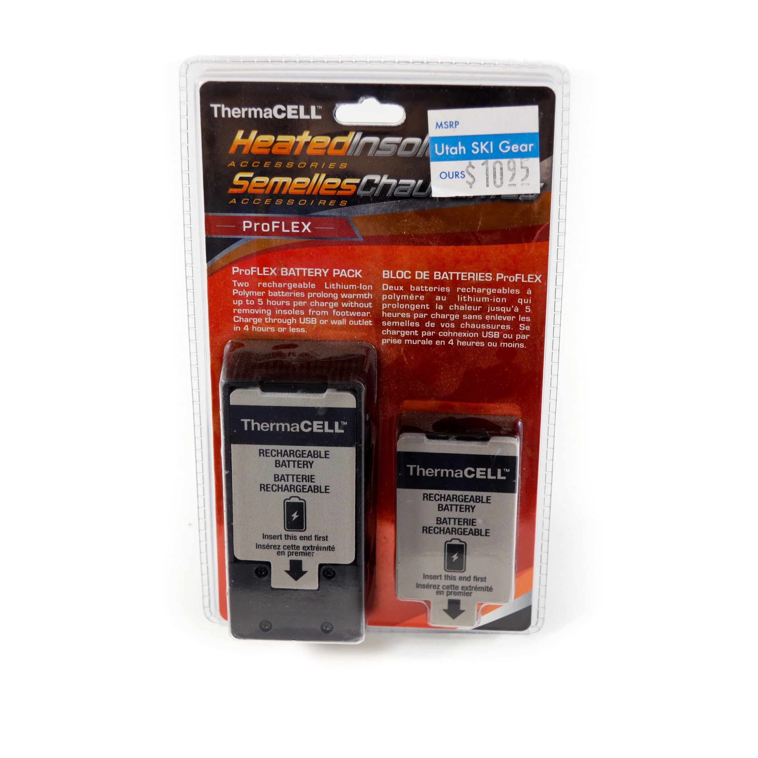 Thermacell Brandclub ThermaCELL Heated Insole Battery Packs and Charger for ProFLEX