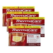 ThermaCare Back Pain Therapy Lower Back & Hip Large/X-Large Pain Relief Heat Wraps, 3 Count - 4 Pack