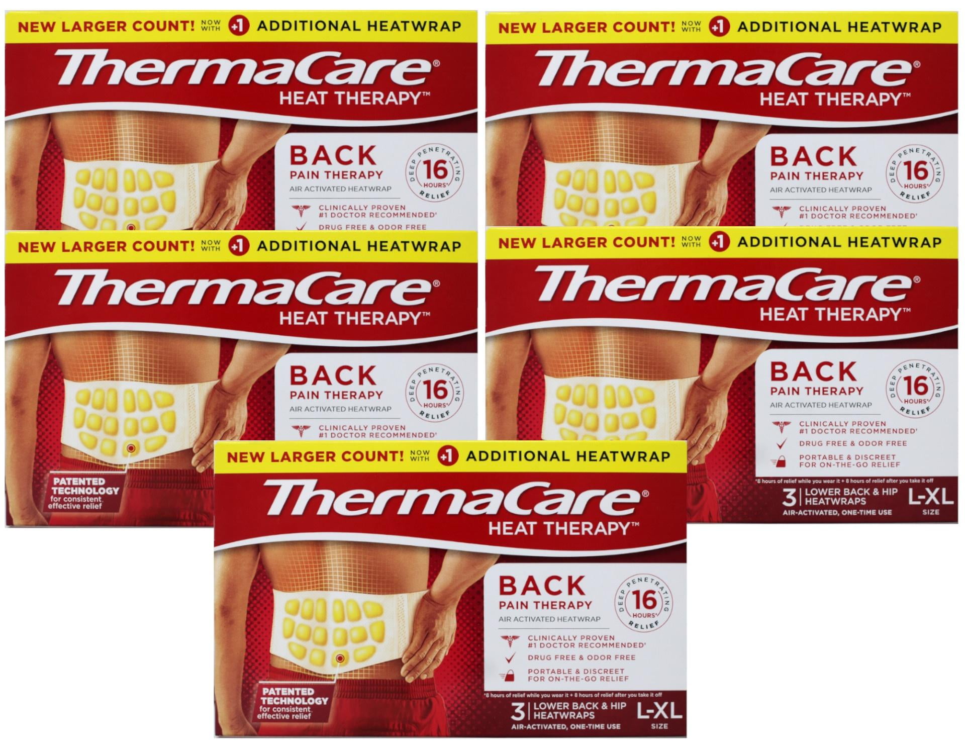 ThermaCare Back Pain Therapy Lower Back & Hip Large/XLarge Pain Relief