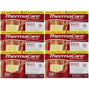 ThermaCare Back Pain Therapy Lower Back & Hip Large/X-Large Pain Relief Heat Wraps, 3 Count - 6 Pack