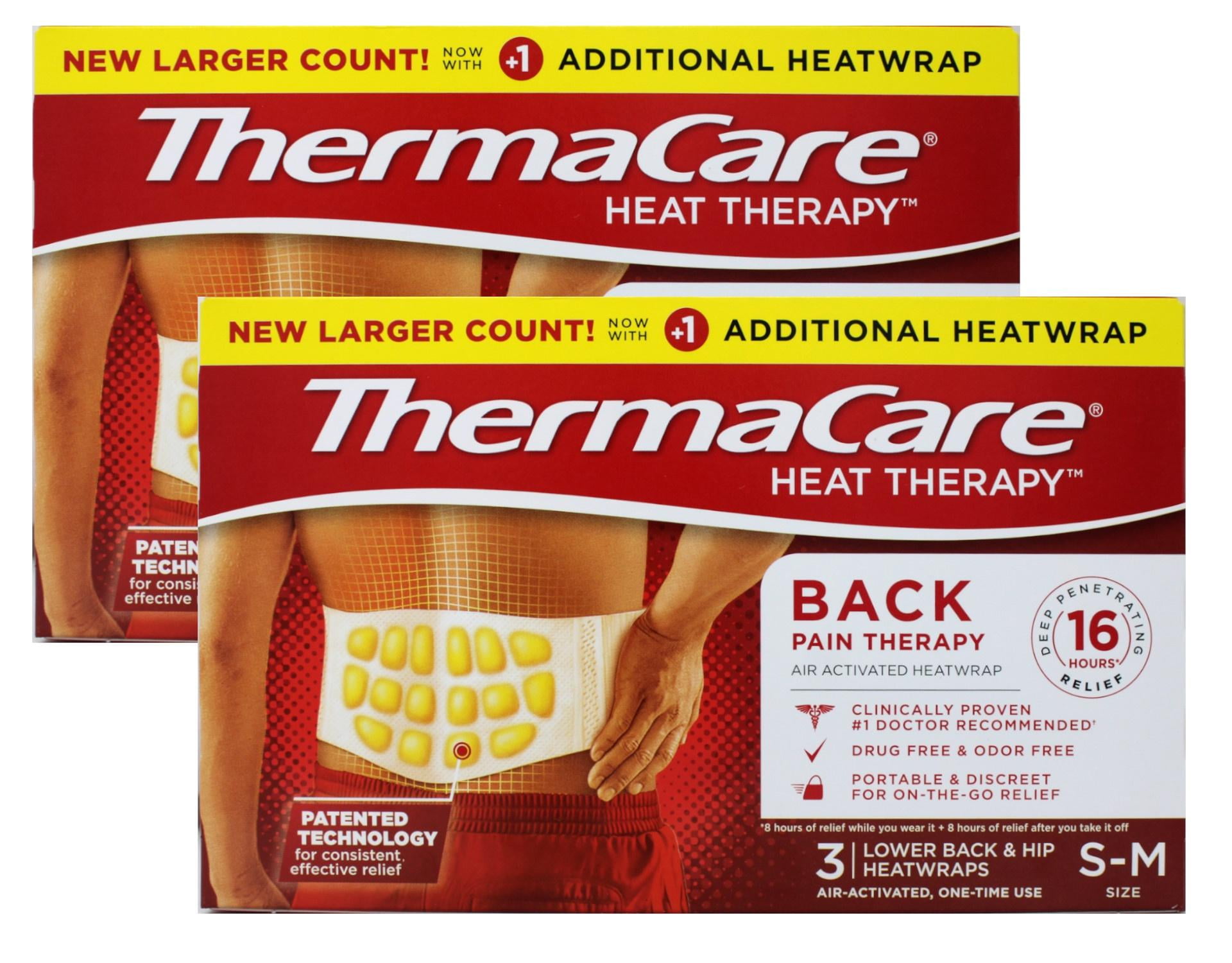 ThermaCare Back Pain Therapy Lower Back & Hip Small/Medium Pain Relief
