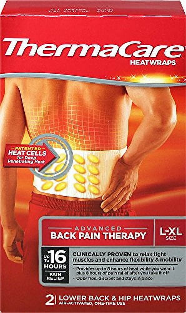 ThermaCare Heat Wrap Chemical Activation Back / Hip Large Extra Large