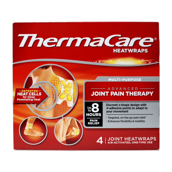 ThermaCare Heatwraps 8 Hour Advanced Join Pain Therapy 4 Each