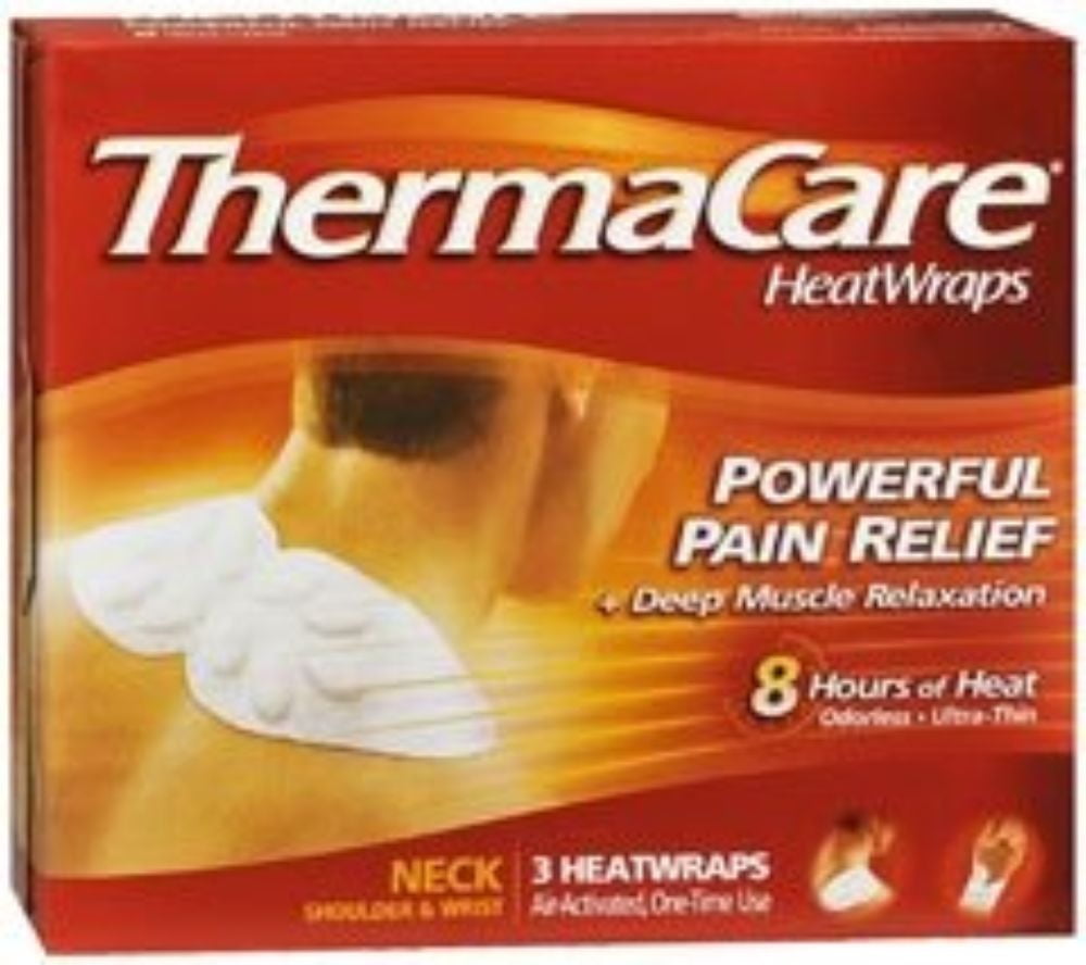 ThermaCare Heatwraps Advanced AirActivated Neck Pain Therapy, 3ct, 3