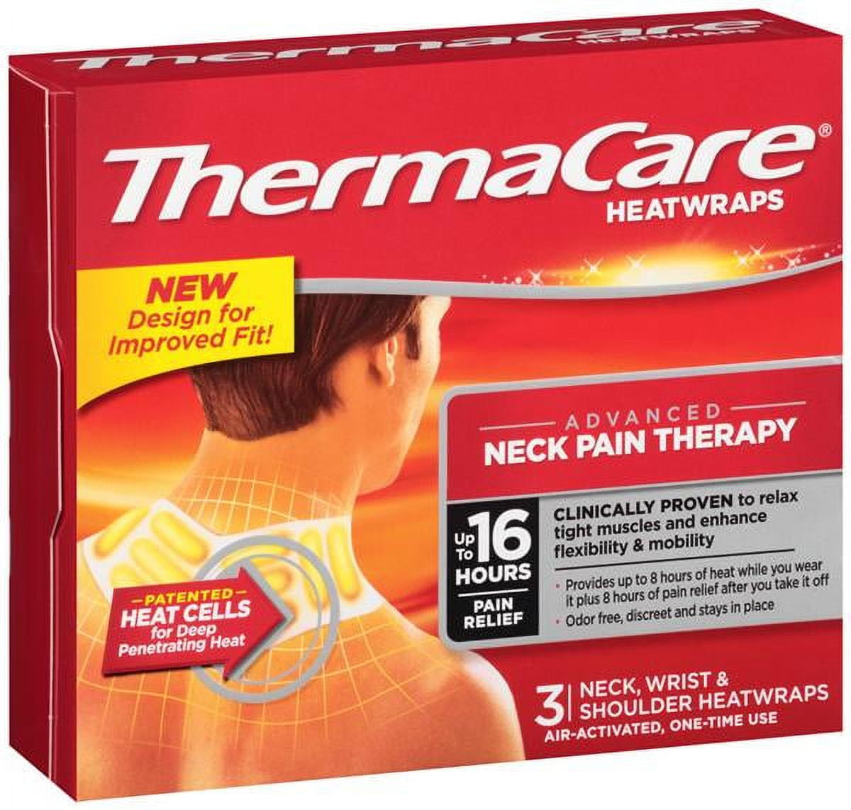 3 Heat Wraps Air-Activated Body Pain Relief Neck Shoulder Heat Therapy One  Size, 1 - Foods Co.