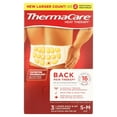 thumbnail image 1 of ThermaCare Lower Back & Hip Pain Relief Heat Wraps, Small/Medium, 3 Count, 1 of 10