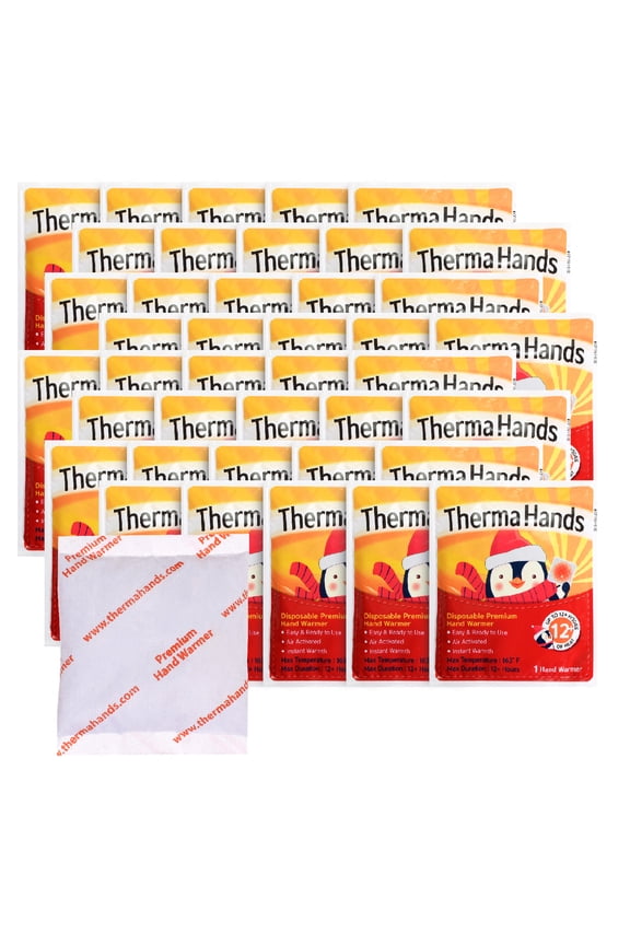 [EXTRA LARGE - 59PACK ] HAND WARMERS (Size: 3.5 inch x 4 inch, Duration: 12+ Hours, Max Temp: 163 F) Air-Activated, Convenient, Safe, Natural, Odorless, Long Lasting Hand Warmer