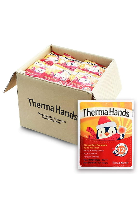 Preminum Hand Warmers [360 Packs] - Air-Activated, Convenient, Safe, Natural, Odorless, Long Lasting Warmers