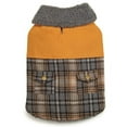 thumbnail image 1 of ThermaPet Plaid Duck Coats Warm Rugged Berber Lined Dog Jacket - Choose Size (Medium), 1 of 1