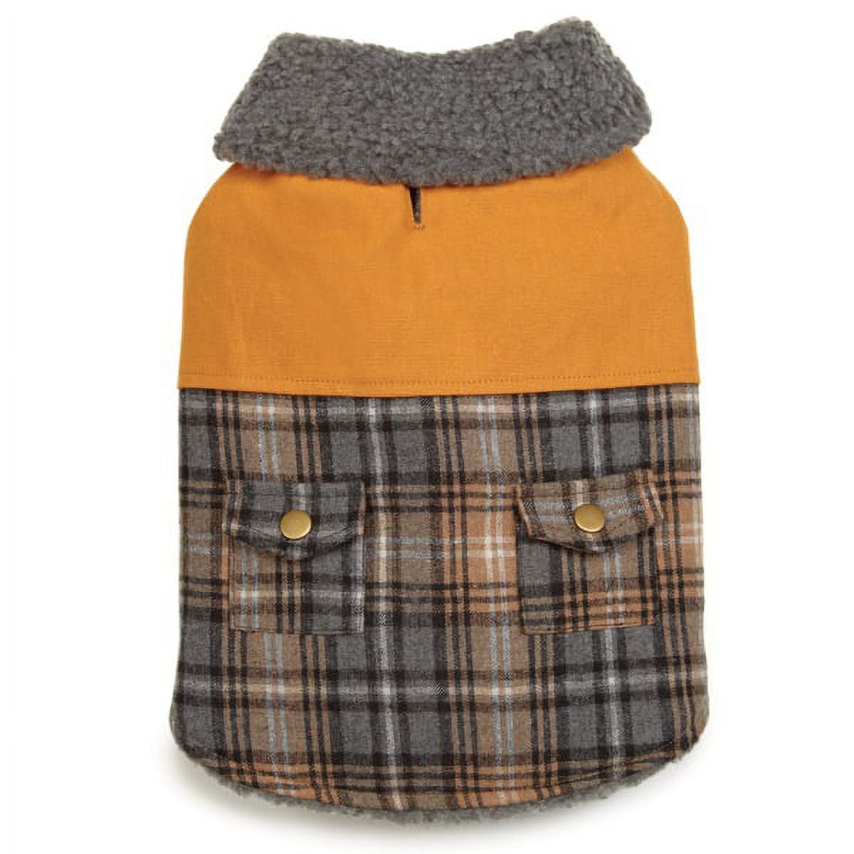 ThermaPet Plaid Duck Coats Warm Rugged Berber Lined Dog Jacket - Choose Size (Small / Medium)