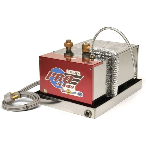 ThermaSol PRO-240 10kW Steam Generator, FastStart Technology, Auto Powerflush, SmartSteam, 18.5" x 13.82" x 9.21", 44 lbs