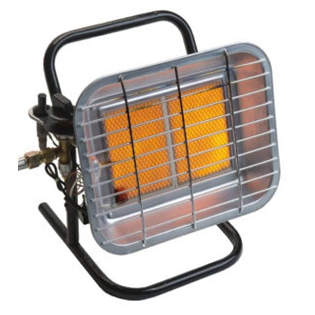 Compact Black Steel Infrared Propane Portable Heater