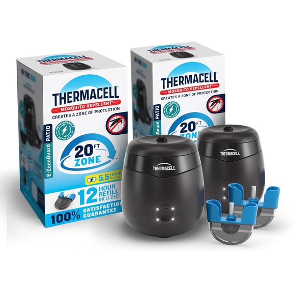 Thermacell E-Series Rechargeable Mosquito Repeller with 20’ Mosquito Protection Zone; Bug Spray Alternative; Scent Free