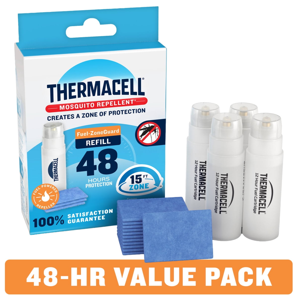 Thermacell Fuel-ZoneGuard Fuel Powered Mosquito Repellent 48-Hr Refill Pack