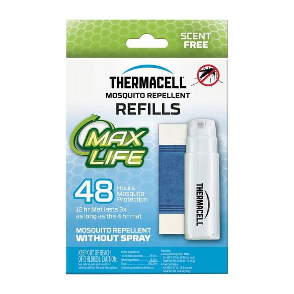 Thermacell Max Life Mosquito Repellent Refills, 48 hours