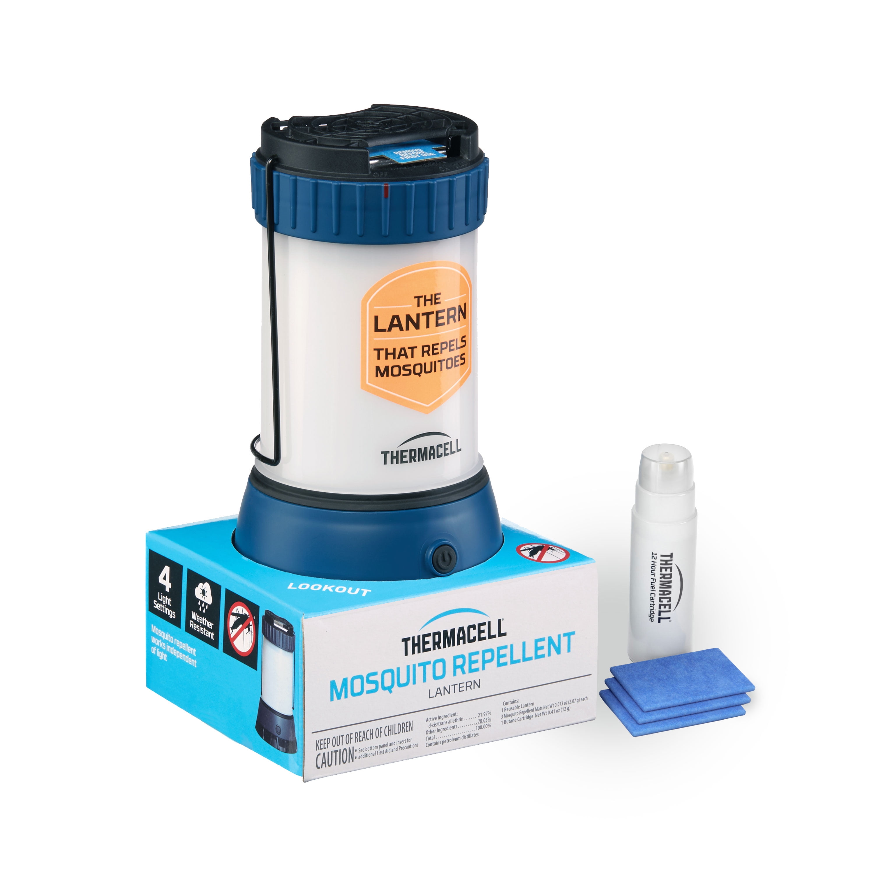 Thermacell Mosquito Repellent Lookout Camp Lantern, Blue