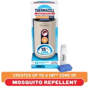 Thermacell Fuel-ZoneGuard Base Fuel Powered Mosquito Repeller with 12-Hr Refill; Linen