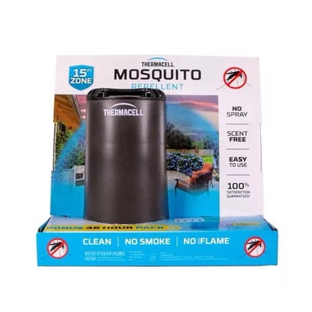 Thermacell Patio Shield Mosquito Repeller Bonus Pack with 48 Hours of Mosquito Protection