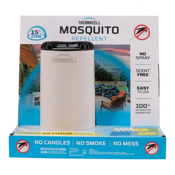 Thermacell Patio Shield Mosquito Repeller Bonus Pack with 48 Hours of Mosquito Protection