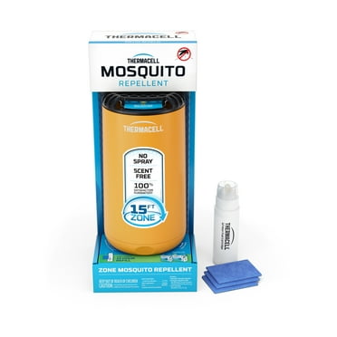 Thermacell Patio Shield Mosquito Repeller with 12-Hour Refill, Citrus Yellow