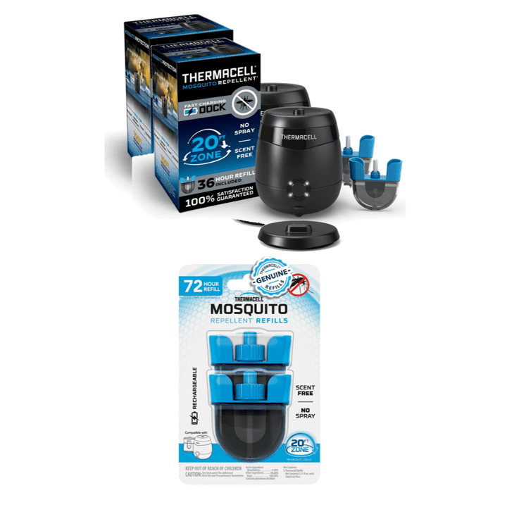 Thermacell Rechargeable E65 Mosquito Repellent with 36-Hour Refill