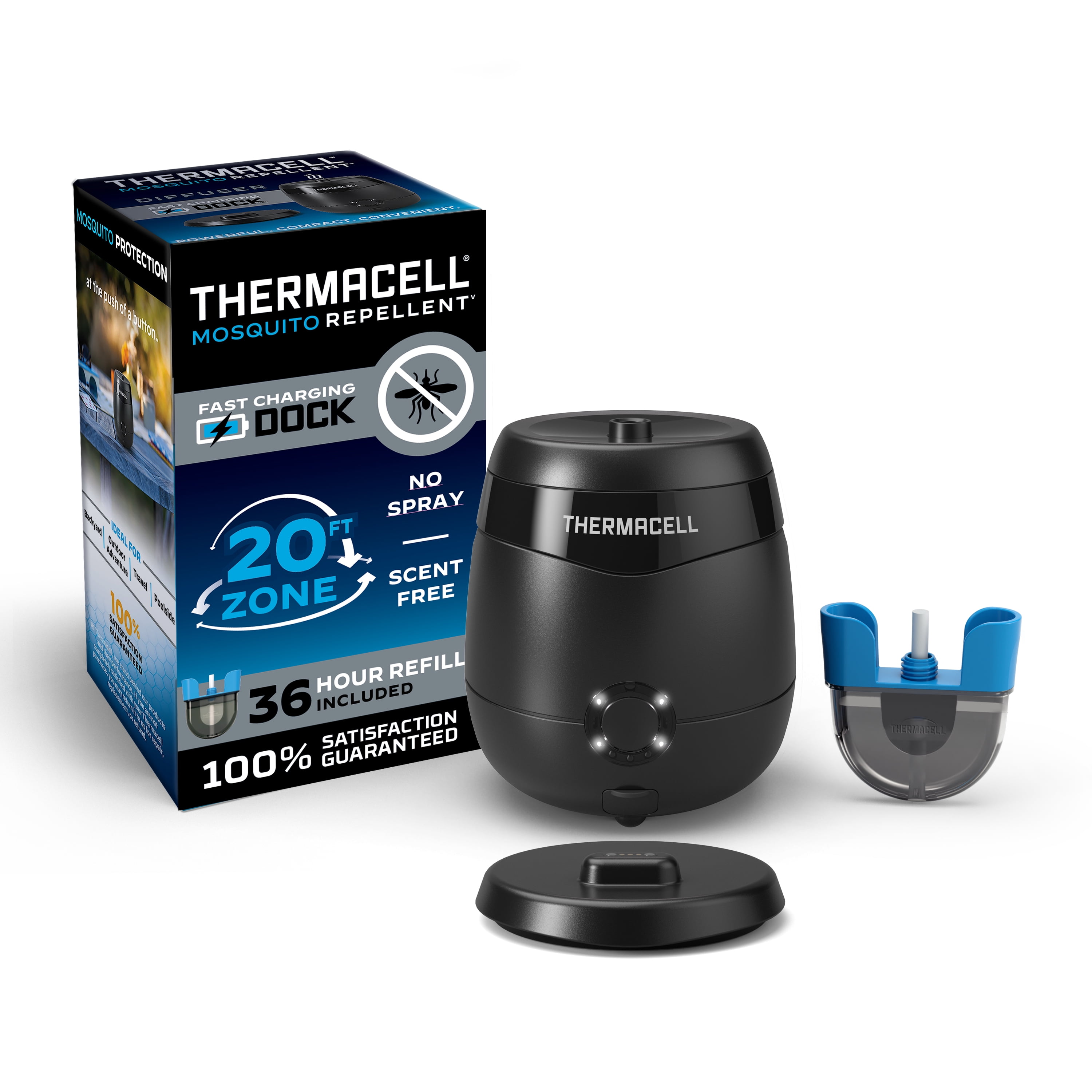 Walmart daily deals:  Thermacell Rechargeable E65 Mosquito Repellent with 36-Hour Refill, Charging Dock, and USB Cable