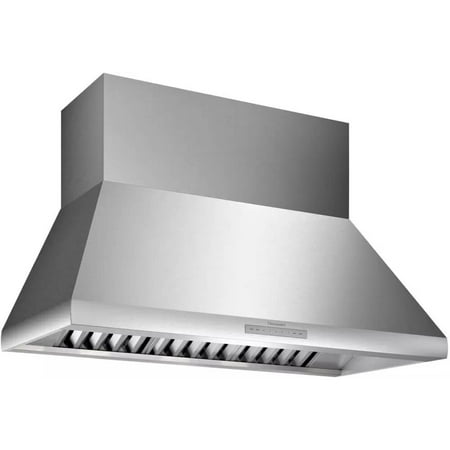 Thermador - PROFESSIONAL SERIES 48" Externally Vented Range Hood - Stainless Steel