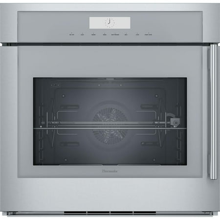 Thermador - Masterpiece Series 30" Built-In Single Electric Convection Wall Oven with Wifi, Left-Swing - Stainless steel