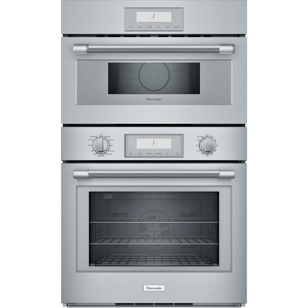 Thermador - Professional Series 30" Built-In Electric Convection Wall Oven with Built-In Microwave - Stainless Steel