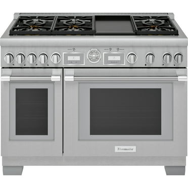 Thermador Prd486wdgu Pro Grand 48" Wide 5.7 Cu. Ft. Slide In Dual Fuel Range - Stainless
