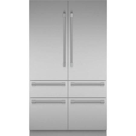 Thermador - Freedom Collection 26.8 Cu. Ft. French Door Built-in Smart Refrigerator with Professional Series Handles - Stainless Steel