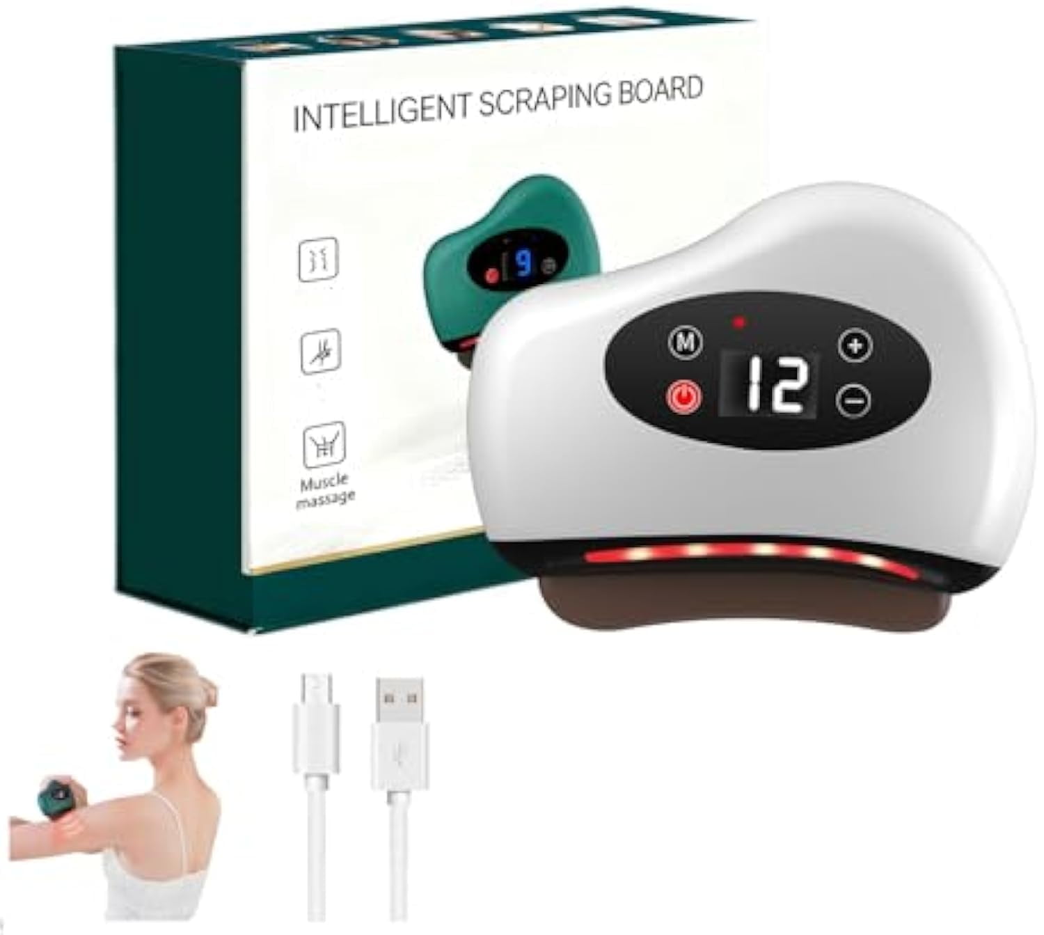 Thermaedge Foot Scraper, Red Light Heated Muscle Scraper, Thermaedge ...
