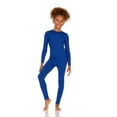 thumbnail image 1 of Thermajane Thermal Underwear for Girls Long John Set Kids (Royal Blue, Medium), 1 of 5