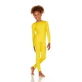 thumbnail image 1 of Thermajane Thermal Underwear for Girls Long John Set Kids (Yellow, Small), 1 of 5