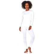 Thermajane Thermal Underwear for Women Crewneck Long Johns Set XXS-3XL