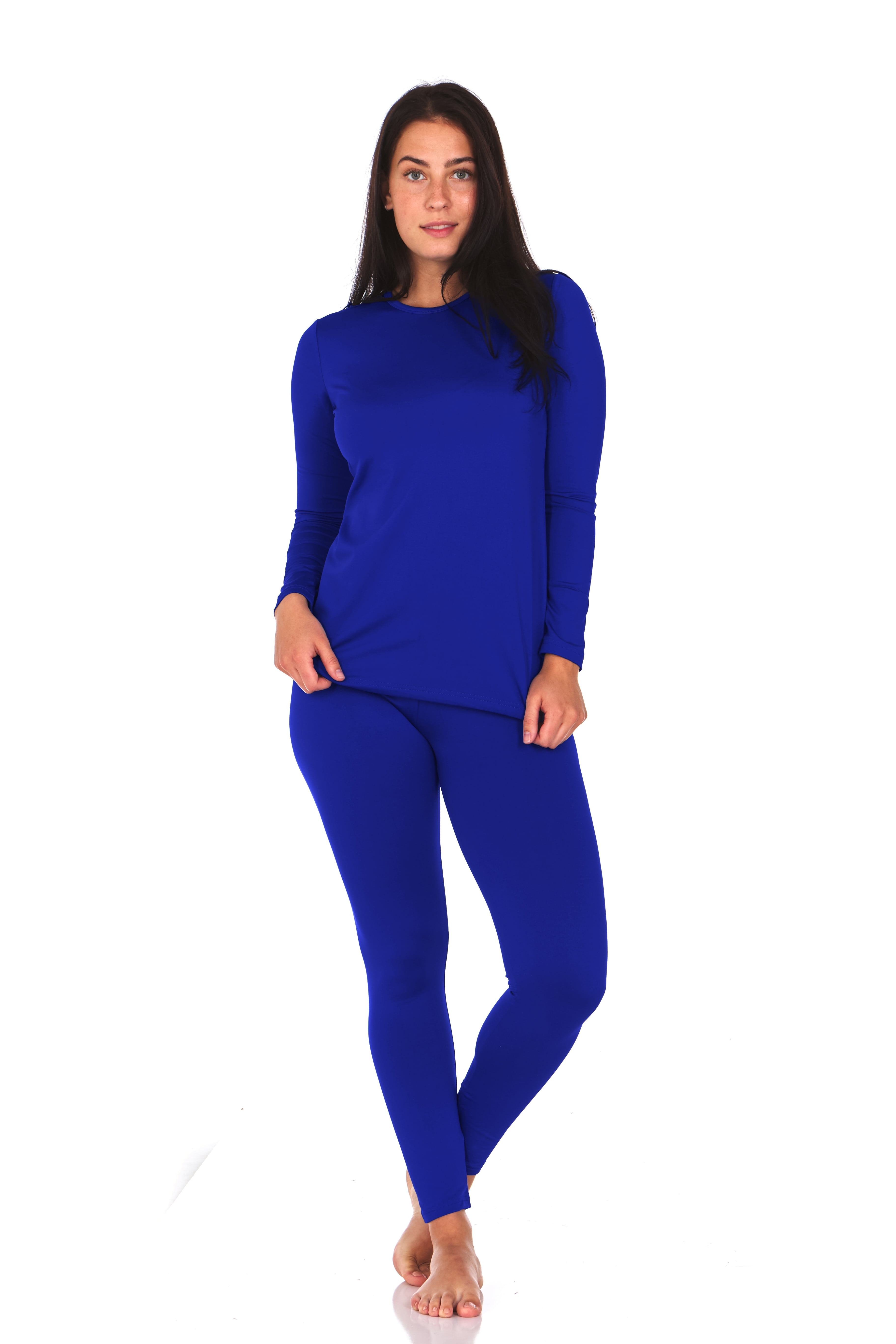 Buy Jairy Shop Thermal Wear Set for Women, Keeps Body Warm, Stretchable  Thermal S Blue at