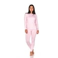 thumbnail image 1 of Thermajane Thermal Underwear for Women Crewneck Long Johns Set (XXS-3XL), 1 of 7