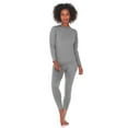 thumbnail image 1 of Thermajane Thermal Underwear for Women Crewneck Long Johns Set (XXS-3XL), 1 of 7
