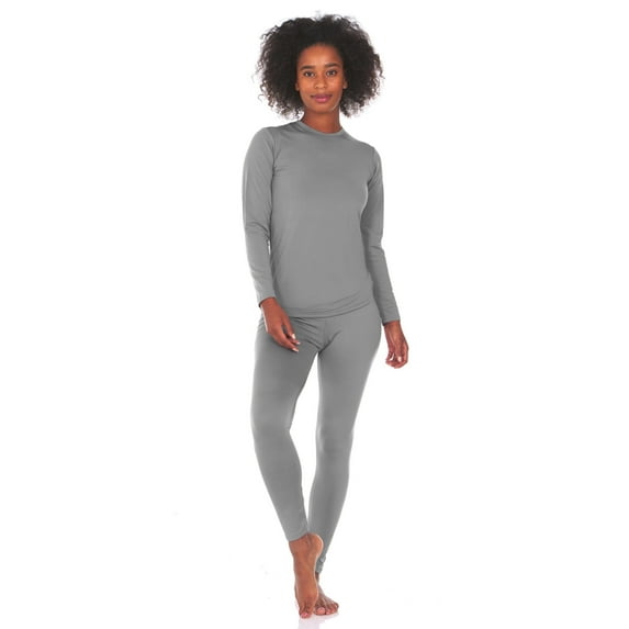 Thermajane Thermal Underwear for Women Crewneck Long Johns Set (XXS-3XL)