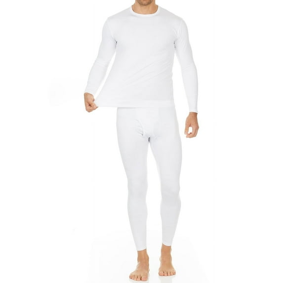 Thermajohn Long Johns Thermal Underwear for Men Crewneck Set (XS-4XL)