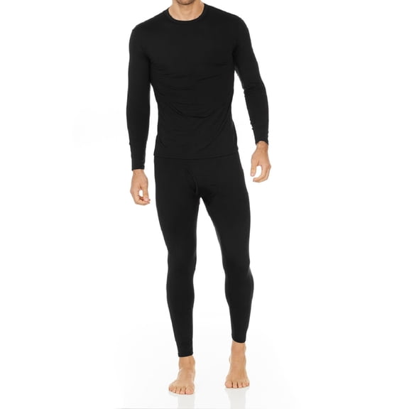 Thermajohn Long Johns Thermal Underwear for Men Crewneck Set (XS-4XL)