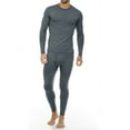 Guisaled mens thermal underwear set fleece lined long johns thermals